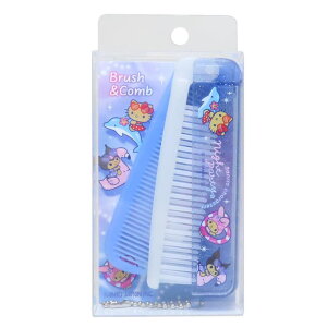 cinemacollection サンリオキャラクターズ ヘアブラシ 折りたたみブラシ&コーム night party サンリオ カミオジャパン 折りたたみくし キャラクター グッズ ヘアケア