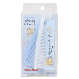 cinemacollection トムとジェリー ヘアブラシ 折りたたみブラシ&コーム キュートアタック ワーナーブラザース カミオジャパン プレゼント かわいい 折りたたみくし キャラクター グッズ ヘアケ