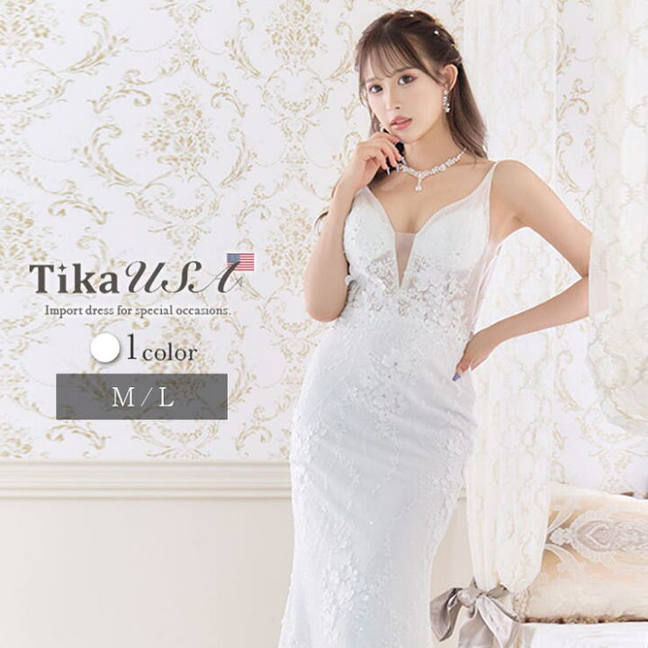 楽天市場】総ラメマーメイドラインロングドレス バストカット キャバ  