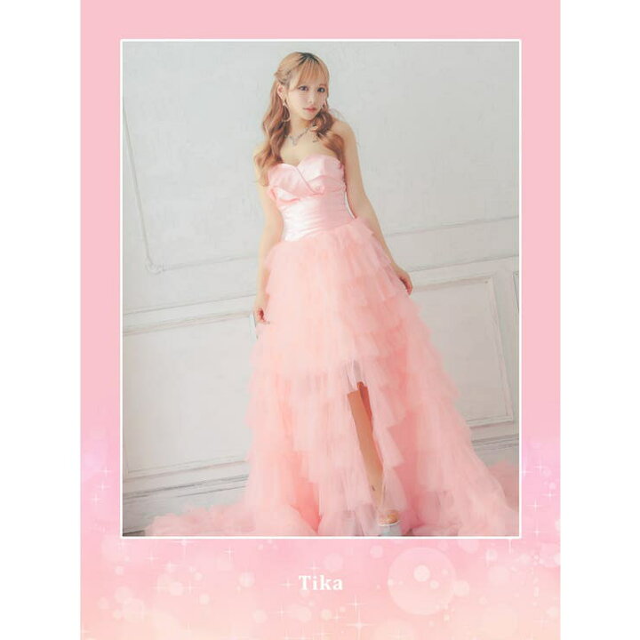 楽天市場】Tika Tika キャバドレス ふわふわボリュームフリルチュール 