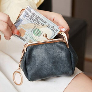 REAL STYLE ポーチ 小物入れ メンズ レディース がま口 がまぐち 小銭入れ コインケース 財布 ミニ 革 フェイクレザー 合皮 キーホルダー 鍵 バッグ・鞄