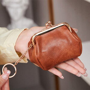 REAL STYLE ポーチ 小物入れ メンズ レディース がま口 がまぐち 小銭入れ コインケース 財布 ミニ 革 フェイクレザー 合皮 キーホルダー 鍵 バッグ・鞄