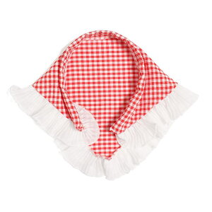 REAL STYLE カチューシャ バブーシュカ レディース シアー レース ギンガムチェック フリル ヘアアクセサリー バンダナ 三角巾 帽子 おしゃれ 可愛い トレンド 2024 最新 ヘッドカバー ヘアアク