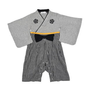 REAL STYLE ロンパース カバーオール 袴 新生児 60 70 80 90 95 長袖 和服 着物 男の子 女の子 赤ちゃん ベビー 七五三 結婚式 ベビー