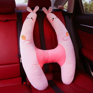 REAL STYLE シートベルトカバー クッション パッド 子供 H型 u型枕 おしゃれ チャイルドシート キッズ かわいい カー用品 車中泊 枕 ネックピロー チャイルドシート ジュニアシート 車載 ベビー
