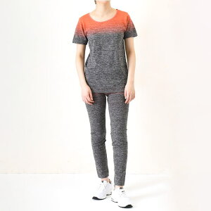 REAL STYLE スポーツウェア レディース 上下 セット 安い おしゃれ 半袖 Tシャツ レギンス ジャージ トップス ボトムス ジム 運動 フィットネス スポーツウェア・フィットネスウェア