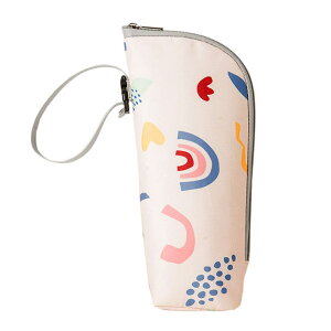 REAL STYLE ペットボトルホルダー 保冷 保冷バッグ 水筒カバー ケース クーラー 保温 断熱 最強 夏 アルミ 軽い 折りたたみ おしゃれ 撥水 総柄 食器・キッチン用品