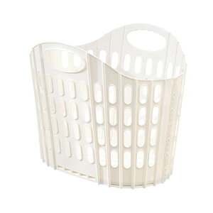 REAL STYLE ランドリーバスケット 洗濯カゴ かご 折りたたみ おしゃれ スリム 大容量 メッシュ 北欧 便利 グッズ 洗濯機 ラック 一人暮らし 持ち手 バス・トイレ・掃除洗濯
