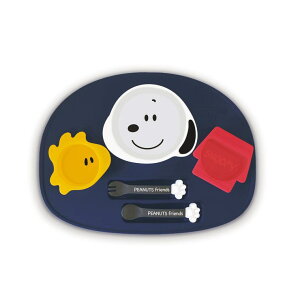 REAL STYLE ランチプレート スヌーピー 食洗機対応 電子レンジ対応 キッズ ベビー 赤ちゃん 離乳食 プラスチック製 日本製 皿 食器 キャラクター 食器・キッチン用品