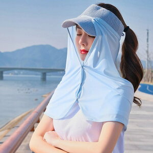 REAL STYLE フェイスカバー UVカット UPF50+ 夏用 日焼け防止 レディース メンズ 仕事用 フェイスマスク ネックカバー ロング スポーツ ゴルフ 冷感 テニス 帽子 キャップ 女性 男性 ボタン スポー