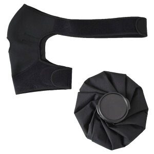 REAL STYLE アイシングサポーター 氷嚢 氷のう 大口径 アイスバッグ 固定用 ベルト バンド スポーツ 肩 野球 ジュニア 少年 大人 腕 怪我 クールダウン スポーツ