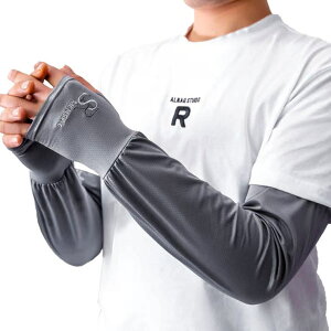 REAL STYLE アームカバー 付け袖 手袋 UVケア メンズ レディース おしゃれ ゆったり 手の甲 スポーツ ロング ゴルフ 紫外線 日焼け防止 夏 スポーツ