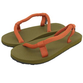 【10％OFFクーポン！7/26(日)1:59まで】Riverall mont-bell モンベル ソックオンサンダル メンズ レディース キャンプシューズ 22cm?31cm オレンジ RXS1129715OG mont-bell シューズ・靴