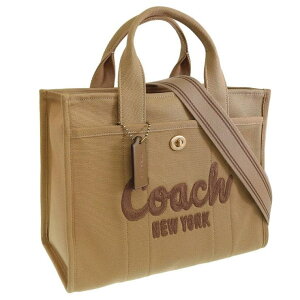 Riverall COACH �R�[�` �o�b�O ���f�B�[�X 2WAY �g�[�g�o�b�O �V�����_�[�o�b�O �A�E�g���b�g �x�[�W�� �J�[�S�g�[�g CARGO TOTE CP158B4XR7 COACH A4�Ή�