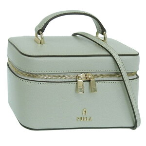 Riverall FURLA �t���� �o�b�O ���f�B�[�X �V�����_�[�o�b�O �n���h�o�b�O 2WAY �A�E�g���b�g ���U�[ �O���[�� �J�����A FURLA CAMELIA-CROSSBODY VANITY CASE WE00361ARE000FEL00 �o