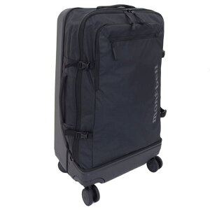 Riverall mont-bell モンベル バッグ メンズ レディース キャリーバッグ ナイロン ブラック 4ウィールバッグ80 1133479BK mont-bell A4対応 バッグ・鞄