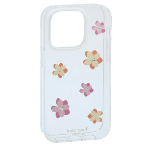Riverall KATE SPADE PCgXy[h X}zP[X fB[X NA[}` FLOWER PRINTED FLOWERS AND SHO iPhone 14 PRO KB320-961 KATE SPADE 