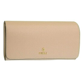 【10％OFFクーポン！12/11(木)1:59まで】Riverall FURLA フルラ 財布 レディース 長財布 アウトレット レザー ベージュ カメリア FURLA CAMELIA CONTINENTAL WALLET SLIM WP00324AR