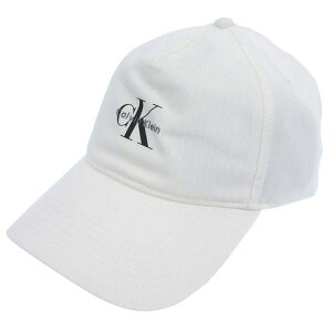 Riverall CALVIN KLEIN �J���o���N���C�� �X�q �����Y ���f�B�[�X ���m���S �v�����g �x�[�X�{�[���L���b�v ONE SIZE �R�b�g�� �z���C�g 4G5032G110 CALVIN KLEIN �X�q
