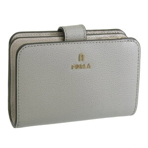 Riverall FURLA �t���� ���z ���f�B�[�X ��܂���z ���U�[ �O���[ �J�����A FURLA CAMELIA M COMPACT WALLET WP00314ARE0003402S ���z