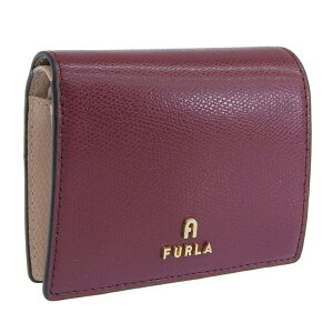 Riverall FURLA �t���� ���z ���f�B�[�X ��܂���z �A�E�g���b�g ���U�[ ���b�h×�x�[�W�� �J�����A FURLA CAMELIA S COMPACT WALLET BIFOLD COI
