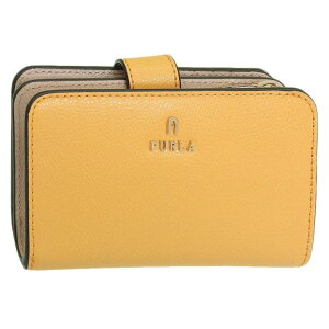 Riverall FURLA �t���� ���z ���f�B�[�X ��܂���z ���U�[ �C�G���[×�x�[�W�� �J�����A FURLA CAMELIA M COMPACT WALLET WP00314ARE0003592S ���z