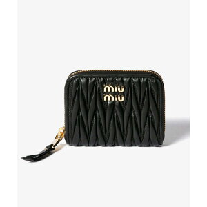 �y10��OFF�N�[�|���I4/17(��)9:59�܂ŁzU-STREAM �~���E�~���E MIU MIU MATELASSE �}�e���b�Z COIN CASE �R�C���P�[�X 5MM268 AFPP F0002 �R�C���P�[�X ���f�B�[�X ���z ���� �l�� ���z