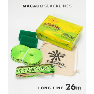 U-STREAM }JR XbNC MACACO SLACKLINE 26m×5cm OC X^_[h o[`Fbg c[EFA  AEghA Lv rMi[ O  V ̊ oX g[j