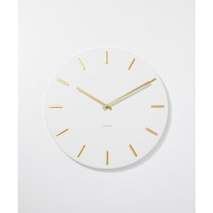 U-STREAM J[\ KARLSSON Wall clock Charm black steel with gold battons KA5716BK KA5716WH `[ a45cm |v EH[NbN X`[ I_ Q