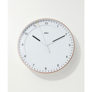 y10OFFN[|I11/27()1:59܂ŁzU-STREAM uE BRAUN Wall Clock EH[NbN BC17 |v a30cm jZbNX v ubN O[ [Y/zCg zCg QECeAG