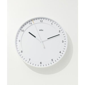 y10OFFN[|I11/27()1:59܂ŁzU-STREAM uE BRAUN Wall Clock EH[NbN BC17 |v a30cm jZbNX v ubN O[ [Y/zCg zCg QECeAG