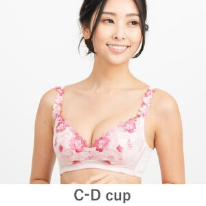 �y10��OFF�N�[�|���I�{�����{���zfran de lingerie GRACE Flower Petal �炭�炭�␳�O���[�X�t�����[�y�^�� �R�[�f�B�l�[�g�m�����C���[ C65-D80�J�b�v �C���i�[�E����