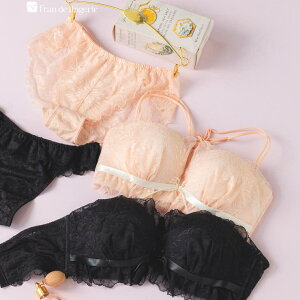 �y10��OFF�N�[�|���I�{�����{���zfran de lingerie �`���[�u�u���A2WAY�X�g���b�v�������[�X×�T�e�� �u�X�t���t�B�b�g001 �y�A�u���W���[�i���C���[�L��j�v �u���W���[�V���[�c�Z�b�g �C���i�[
