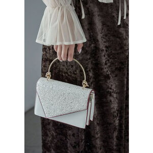 Fashion Letter niana �j�A�i �O���b�^�[�X�N�G�A�n���h�o�b�O �p�[�e�B�[�o�b�O 2way �~�j�o�b�O �A�V�����g���[ �m�b�g�n���h�� �V�����_�[ ���|�� ������ �R���p�N�g ������ ���Ă΂� �Z�����j