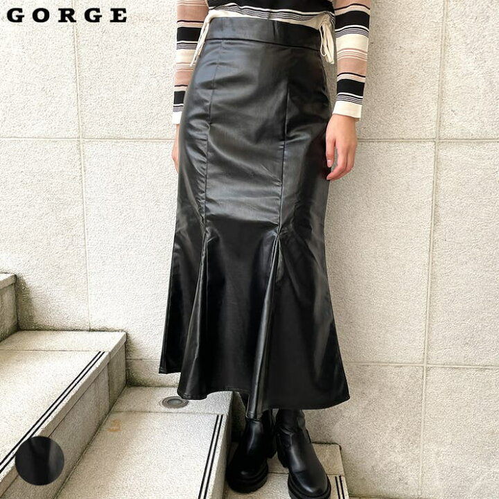 楽天市場】GORGE フェイクレザーマーメイドスカート スカート : SHOPLIST 