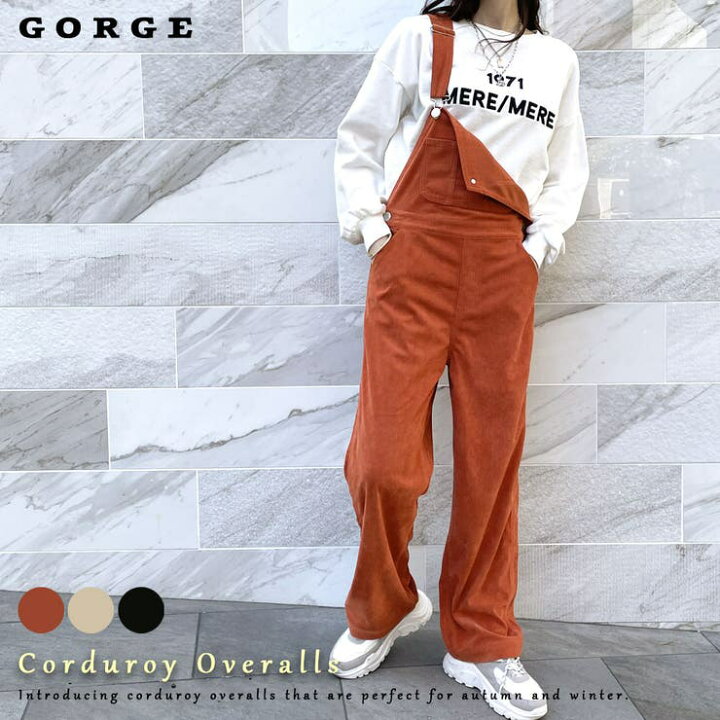 楽天市場】GORGE コーデュロイオーバーオール パンツ・ズボン : SHOPLIST