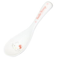 cinemacollection【KIDS】 ハローキティ キッズ食器 磁器製こどもレンゲ ピンクハート サンリオ 金正陶器…
