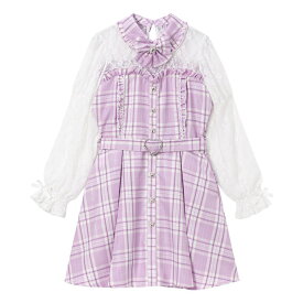 夢展望 レースドッキングビスチェワンピ 量産型 地雷系 夢展望 DearMyLove（ディアマイラブ） ワンピース・ドレス