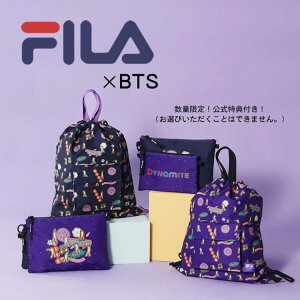 �y10��OFF�N�[�|���I4/10(��)1:59�܂ŁzTasche Jack FILA×BTS�R���{�Z�b�g�̔� ���K�i Dynamite STRING BAG �i�b�v�T�b�N �����b�N �|�[�` �_�C�i�}�C�g �h�e���N�c ARMY �m�x���e�B �y�� �o�b�O �l