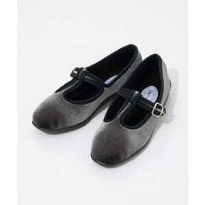 U-STREAM �y���K�i�z �W�����@�t���b�N�X JAVERFLEX VELVET T-STRAP SHOES �x���x�b�g T�X�g���b�v �V���[�Y 25-42508 �t���b�g�V���[�Y �p���v�X ���f�B�[�X �V���[�Y �V���[�Y�E�C