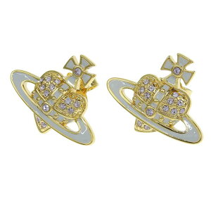 Riverall VIVIENNE WESTWOOD BBAEGXgEbh ANZT[ fB[X sAX CO AEgbg S[h×p[u[ REVERSE HEART STUD EARRINGS 6201032602R880 A