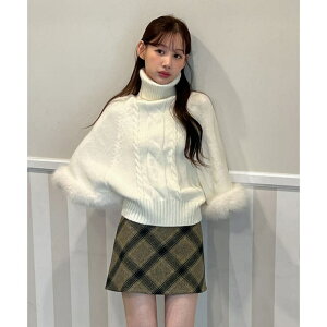 �y10��OFF�N�[�|���I5/16(�y)1:59�܂Łzby muni:r �y���p���悠��E3�F�W�J�z�t�@�[�n�C�l�b�N�j�b�g�P�[�v/2025 AW COLLECTION �g�b�v�X