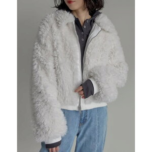 Re:EDIT [2025AW COLLECTION]�J�[���[�t�H�[�t�@�[�u���]�� �A�E�^�[(�R�[�g�E�W���P�b�g�Ȃ�)