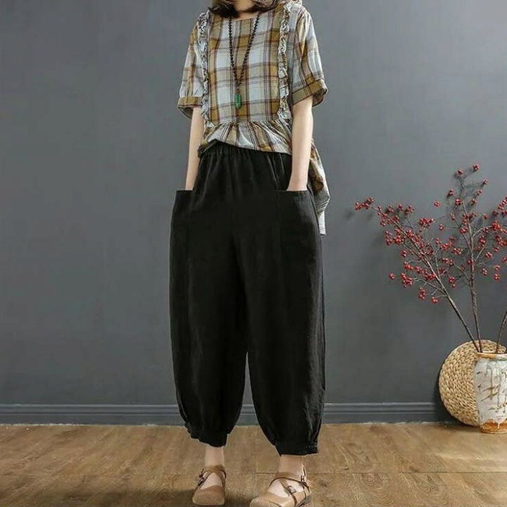 楽天市場】サルエルパンツ レディース ハイウエスト : SHOPLIST