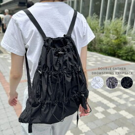 Outfitter lab ダブルギャザードロストナップサック バッグ・鞄