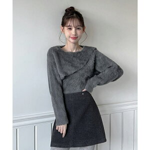�y10��OFF�N�[�|���I5/16(�y)1:59�܂Łzby muni:r �y���p���悠��E3�F�W�J�z�t�@�[�{�����j�b�g�Z�b�g/2025 AW COLLECTION �g�b�v�X