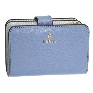 Riverall FURLA �t���� ���z ���f�B�[�X ��܂���z ���U�[ �u���[�O���[ �J�����A FURLA CAMELIA M COMPACT WALLET WP00314ARE0004352S ���z