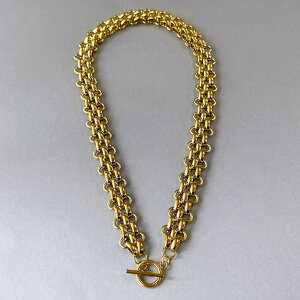 FACION �}���e�����d�`�F�[���X�e�����X�l�b�N���X �����ςȂ� �`���[�J�[ �����A�����M�[ �A�����M�[�Ή� �T�[�W�J���X�e�����X SUS316L ���f�B�[�X �V���o�[ �S�[���h ���� �V���[�g�l�b�N