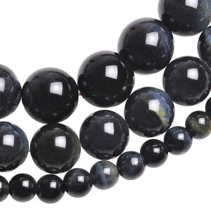 アクセサリーショップPIENA 丸玉1連 メンズ レディース 春夏秋冬 大珠6mmと8mmと10mmと12mm 天然石 ホークスアイ アクセサリー