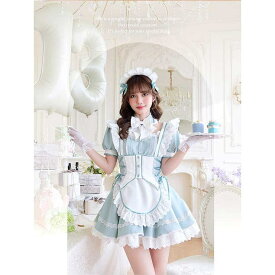 Malymoon アンティークレースブランシュメイド《オリジナルコスプレ8点セット》【Malymoon/マリームーン】【CS25191】 コスチューム